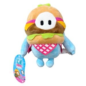 NWT Fall Guys Ultimate Knockout Tasty Burger Official Collectible Plush